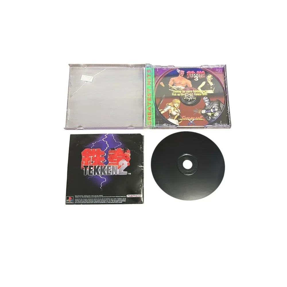 Tekken 2 [Greatest Hits] (Sony PlayStation 1) CIB, Tested & Working Reg. Card